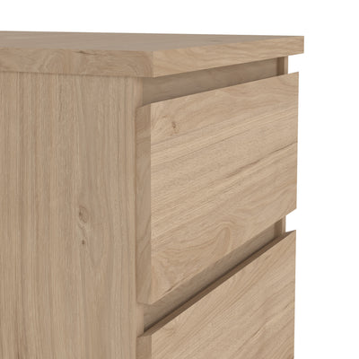 Naia Narrow Chest of 5 Drawers in Jackson Hickory Oak – FTG, view 3