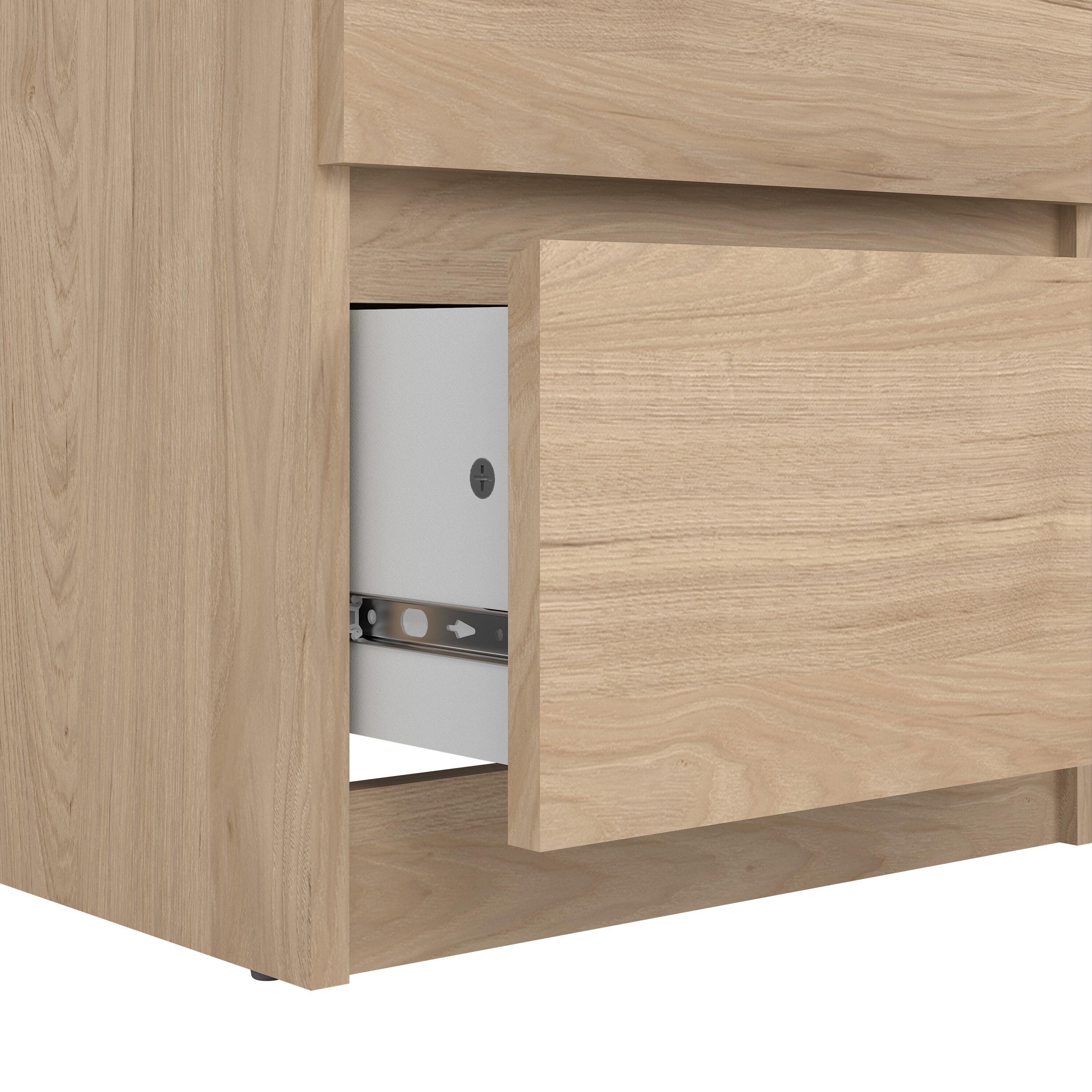 Naia Narrow Chest of 5 Drawers in Jackson Hickory Oak – FTG, view 4