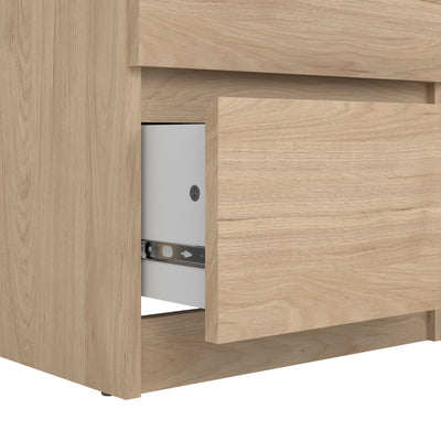 Naia Narrow Chest of 5 Drawers in Jackson Hickory Oak – FTG, view 4