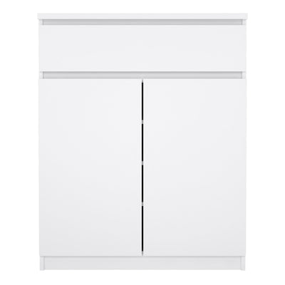 Naia Sideboard 1 Drawer 2 Doors in White High Gloss – FTG, view 2