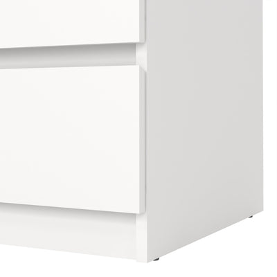 Naia Chest of 3 Drawers in White – FTG, view 7