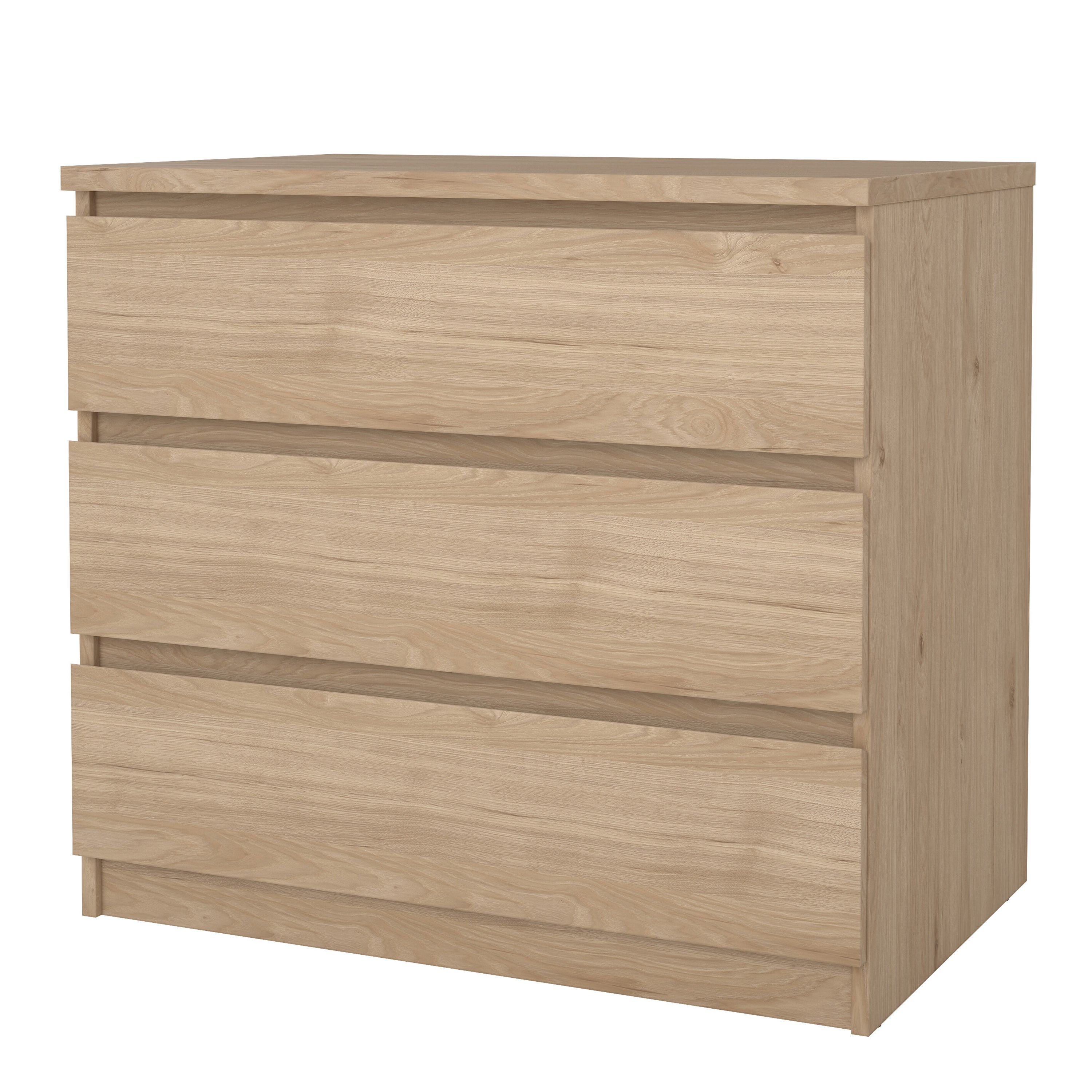 Naia Chest of 3 Drawers in Jackson Hickory Oak – FTG, view 3