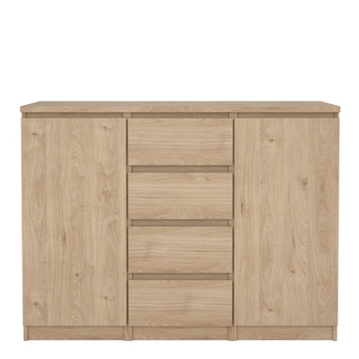 Naia Sideboard  4 Drawers 2 Doors in Jackson Hickory Oak – FTG, view 2