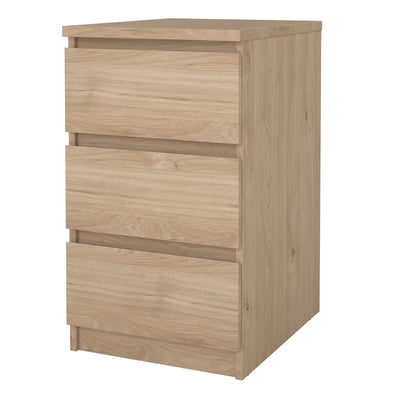 Naia Bedside 3 Drawers in Jackson Hickory Oak – FTG, view 3