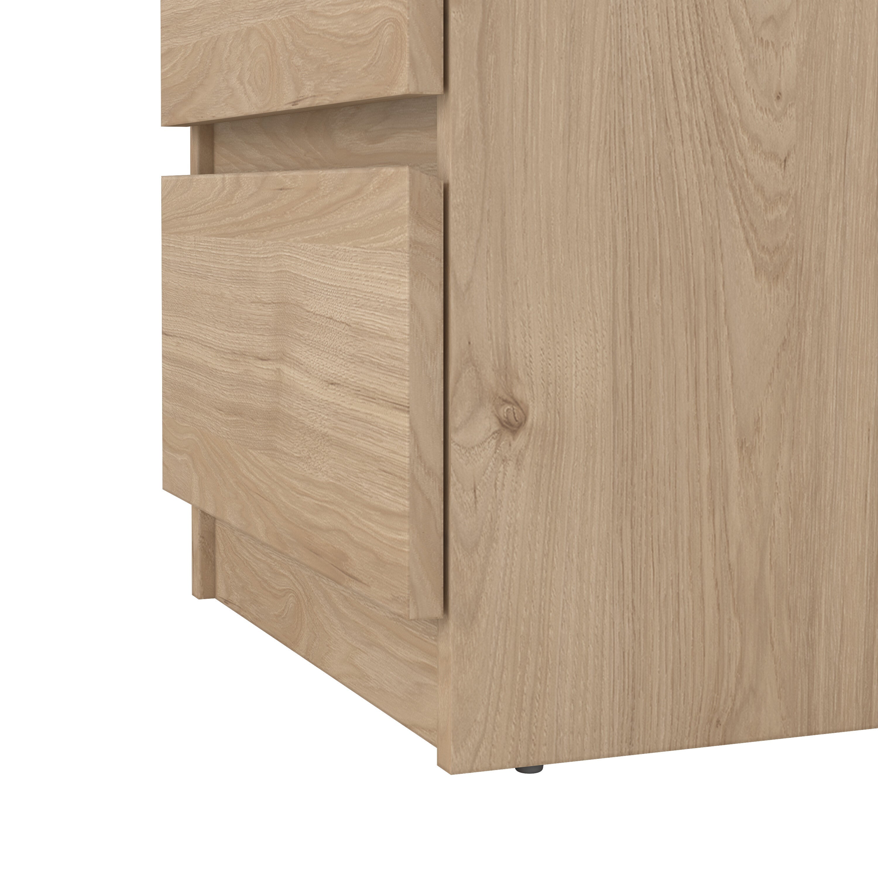 Naia Bedside 3 Drawers in Jackson Hickory Oak – FTG, view 7