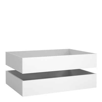 Naia Set of 2 Underbed Drawers (for Single or Double Beds) in White High Gloss – FTG