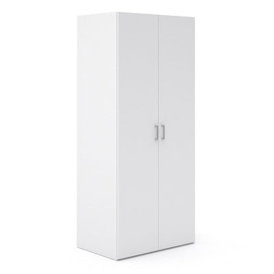 Space Package - Bedside 1 Drawer + Chest of 3 Drawers + Wardrobe with 2 Doors in White – FTG, view 10