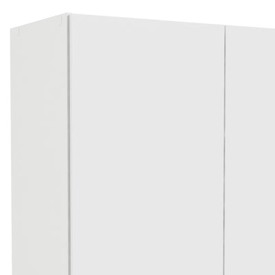 Space Wardrobe with 2 Doors + 1 Drawer in White 1750 – FTG, view 9