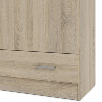 Space Wardrobe with 2 Doors + 1 Drawer in Oak 1750 – FTG, view 10