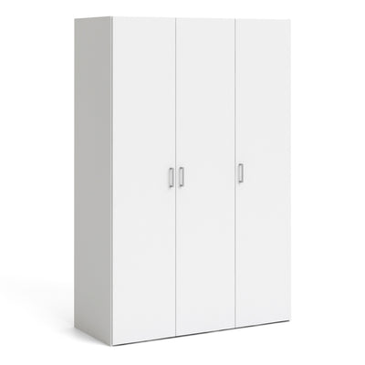 Space Wardrobe 3 Doors White 1750 – FTG