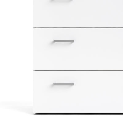 Space Chest of 3 Drawers in White – FTG, view 11