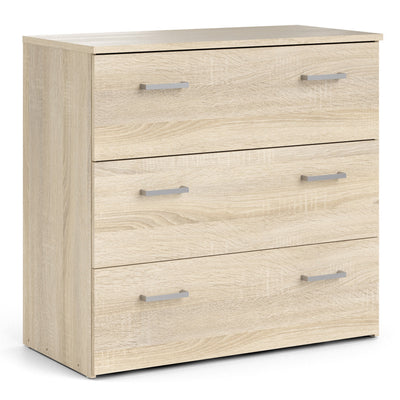 Space Chest of 3 Drawers in Oak – FTG