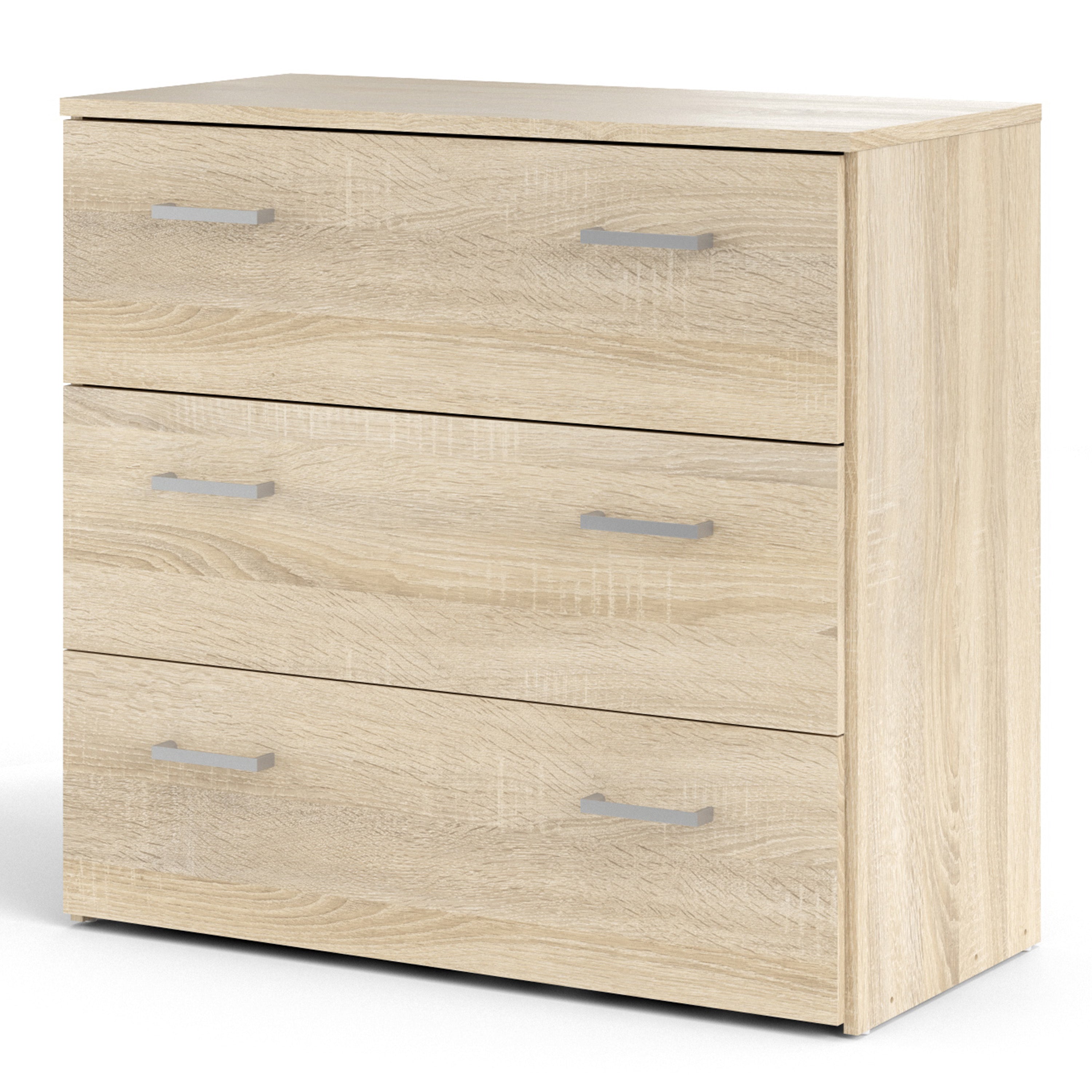 Space Chest of 3 Drawers in Oak – FTG, view 3