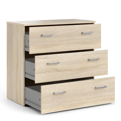 Space Chest of 3 Drawers in Oak – FTG, view 4