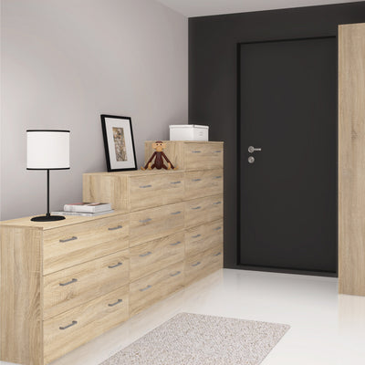 Space Chest of 3 Drawers in Oak – FTG, view 6