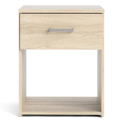 Space Bedside 1 Drawer in Oak – FTG, view 2