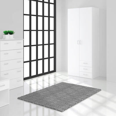 Space Wardrobe 2 Doors 3 Drawers in White 2000 – FTG, view 6