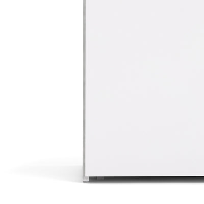 Space Wardrobe 2 Doors 3 Drawers in White 2000 – FTG, view 8