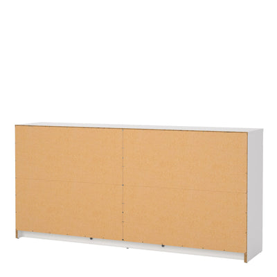 May Chest of 6 Drawers (3+3) in White – FTG, view 4