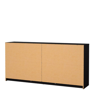 May Chest of 6 Drawers (3+3) in Black – FTG, view 4