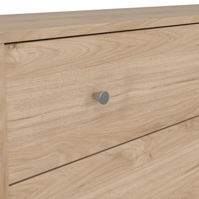 May Chest of 6 Drawers (3+3) in Jackson Hickory Oak – FTG, view 9
