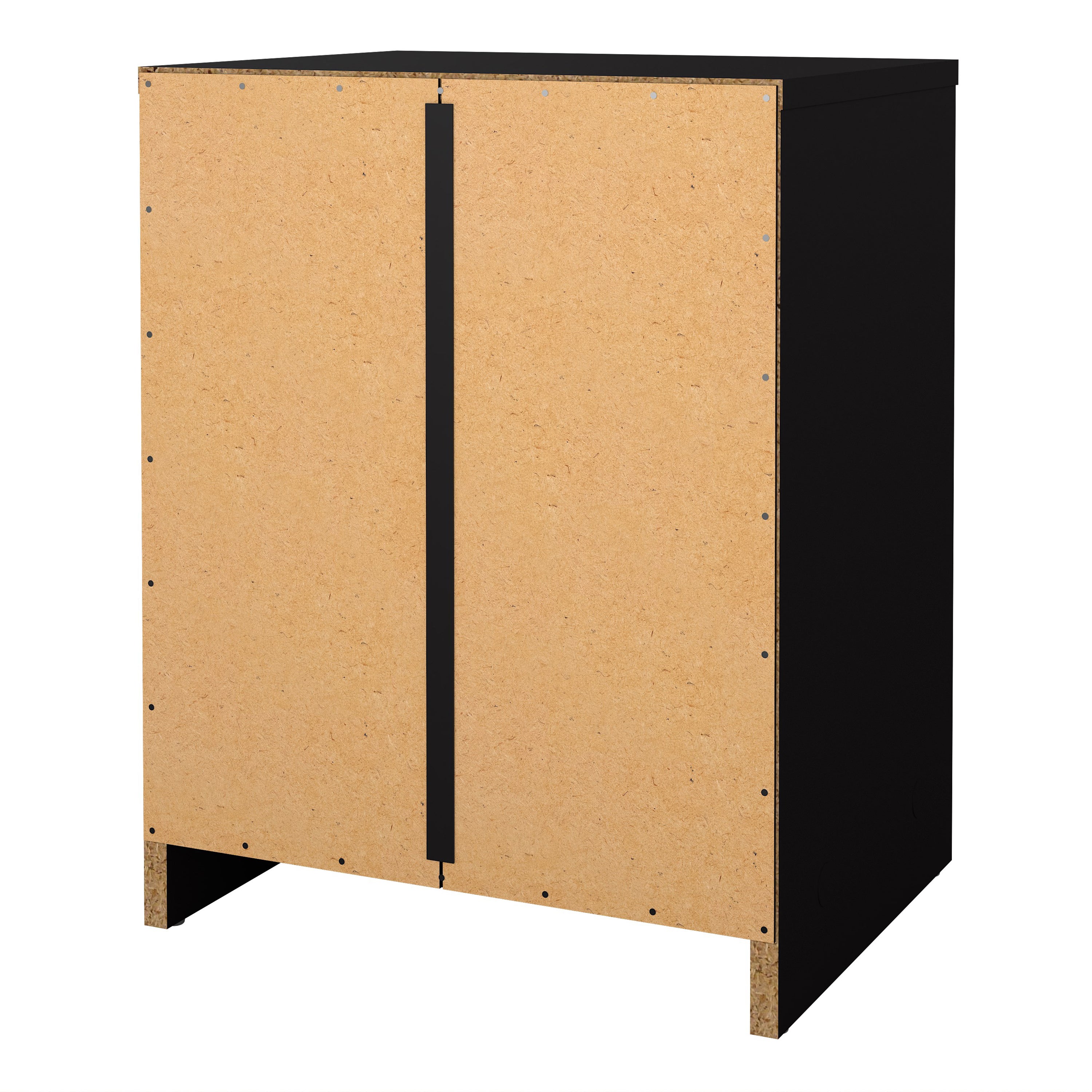 May Bedside 1 Drawer in Black – FTG, view 4