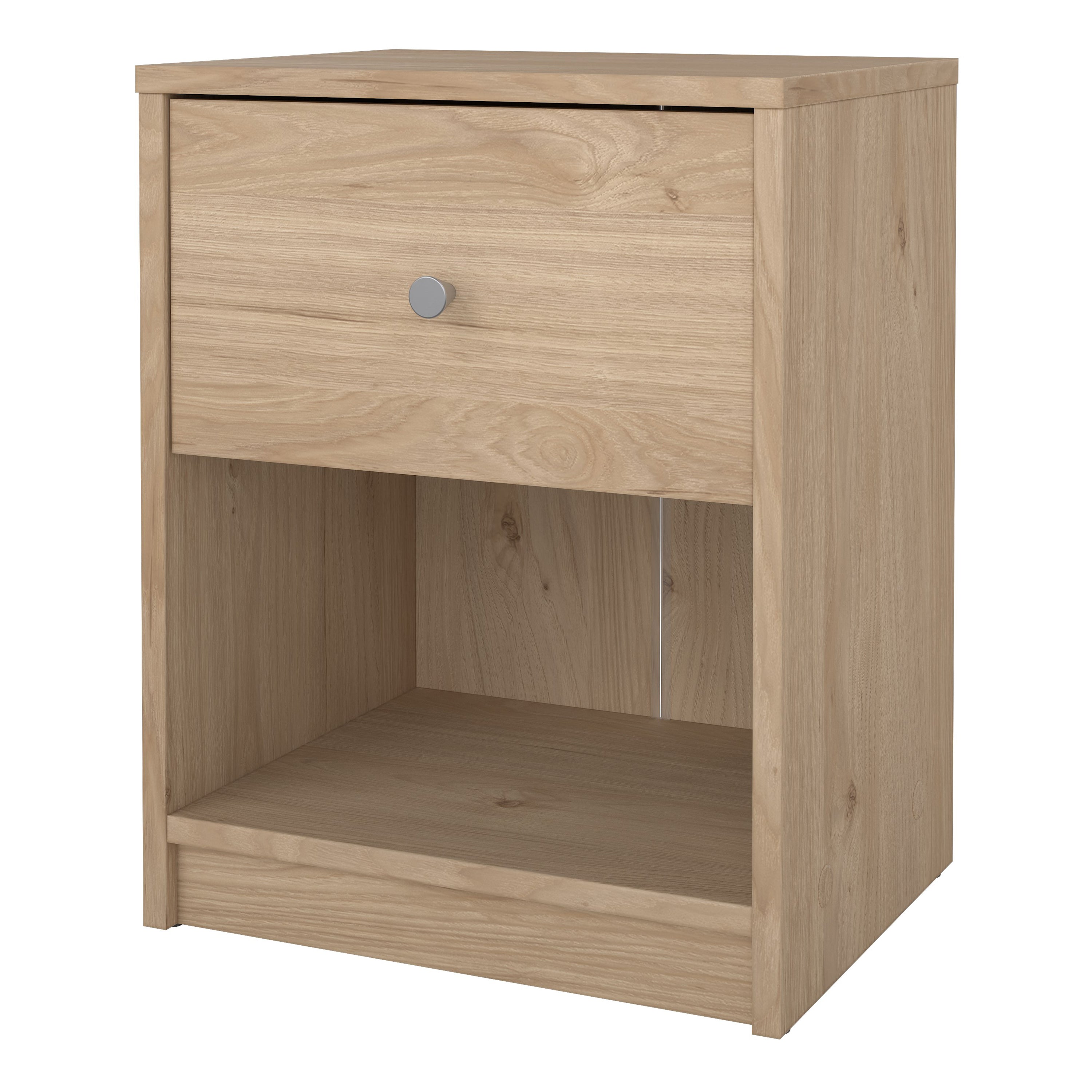 May Bedside 1 Drawer in Jackson Hickory Oak – FTG, view 3