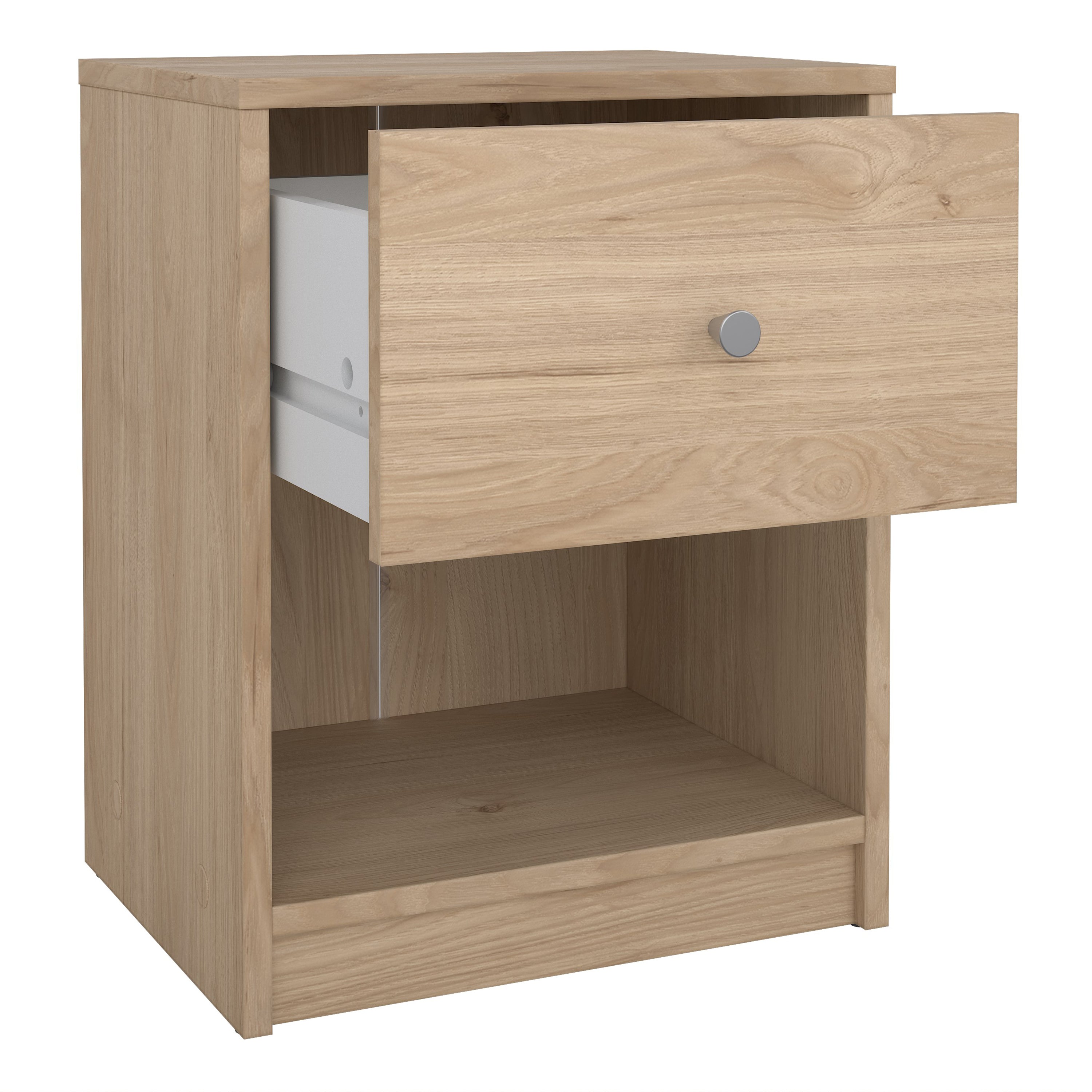May Bedside 1 Drawer in Jackson Hickory Oak – FTG, view 5
