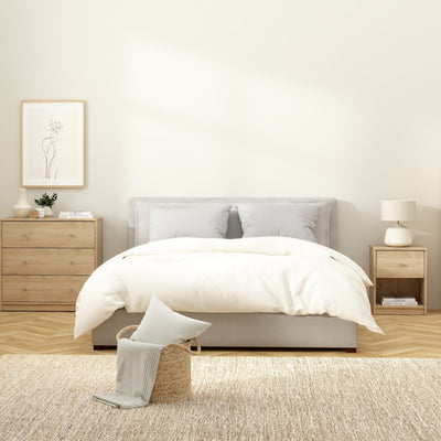 May Bedside 1 Drawer in Jackson Hickory Oak – FTG, view 6