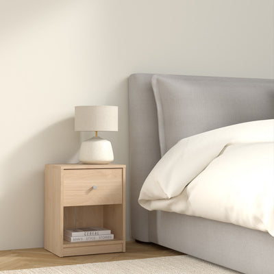 May Bedside 1 Drawer in Jackson Hickory Oak – FTG, view 7