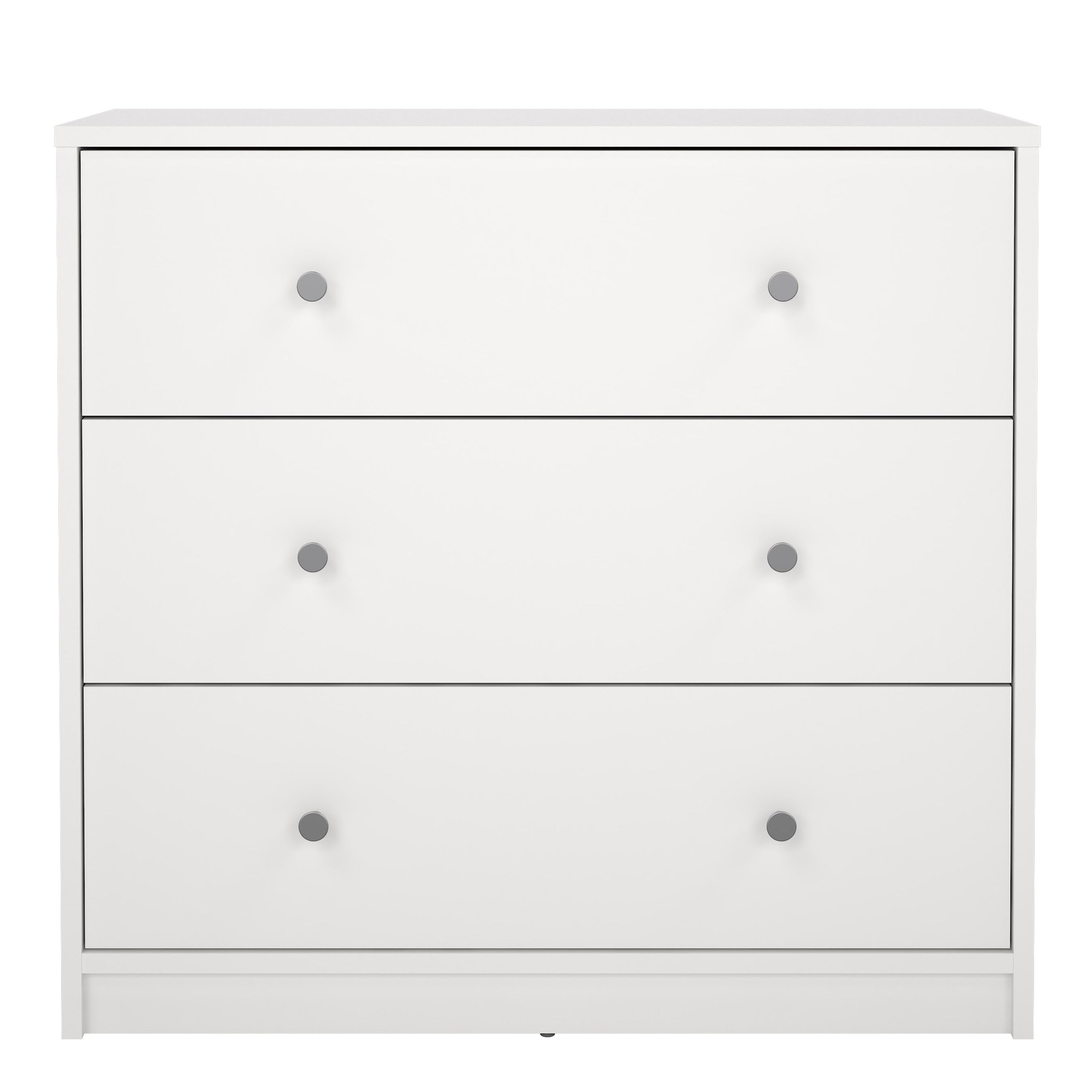 May Chest of 3 Drawers in White – FTG, view 2