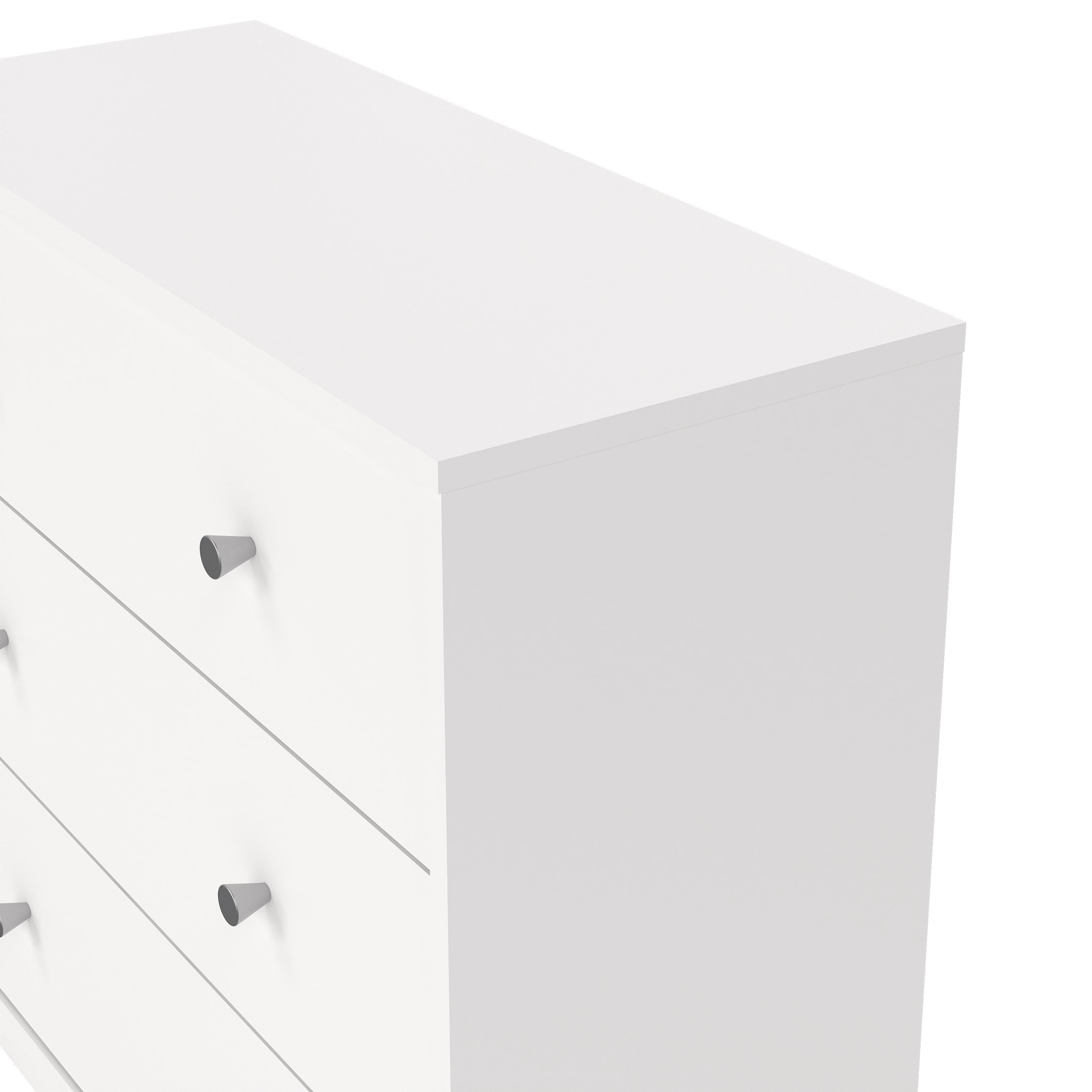 May Chest of 3 Drawers in White – FTG, view 8