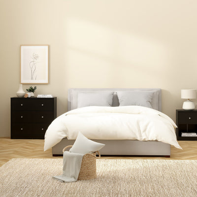 May Chest of 3 Drawers in Black – FTG, view 6