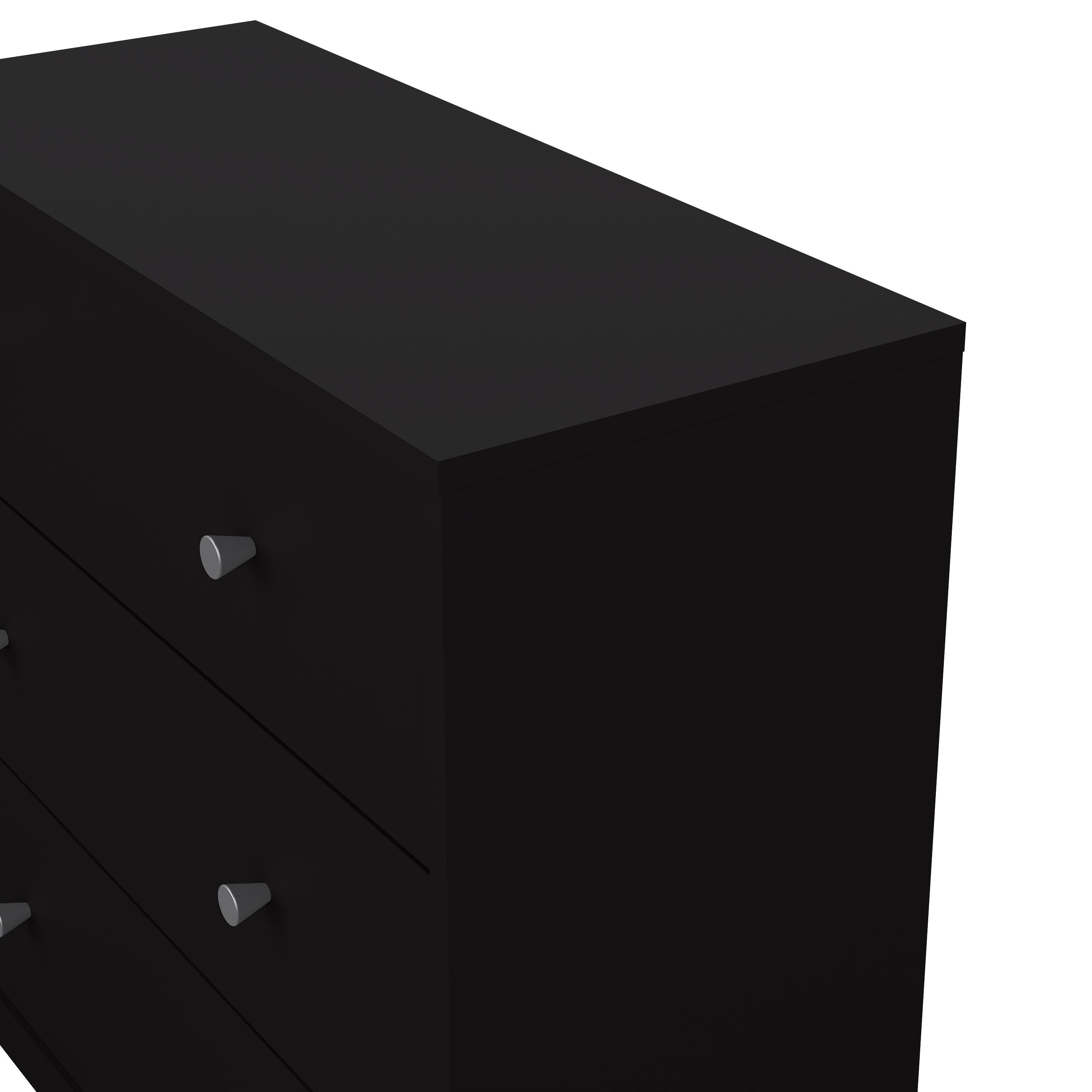 May Chest of 3 Drawers in Black – FTG, view 8