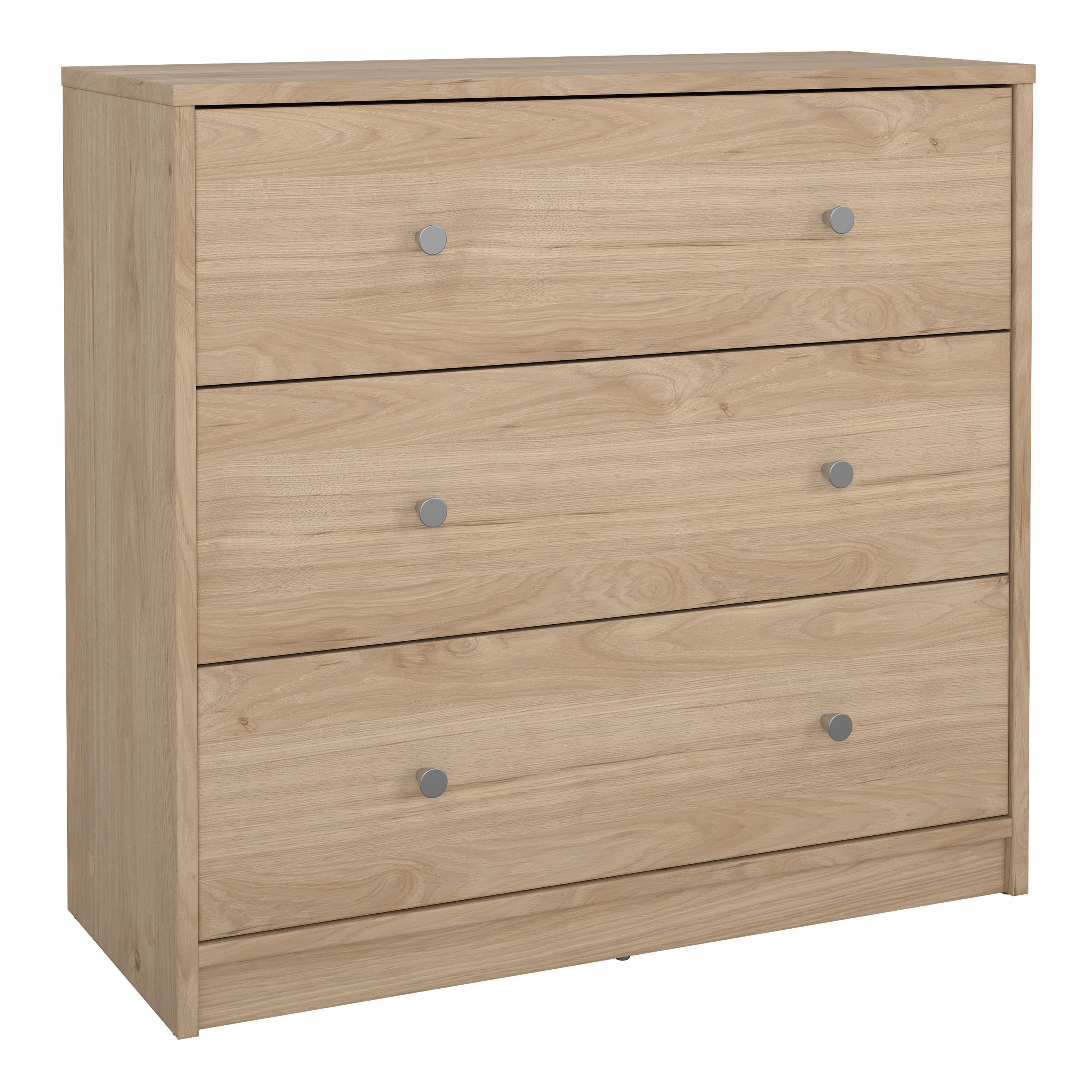 May Chest of 3 Drawers in Jackson Hickory Oak – FTG