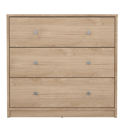 May Chest of 3 Drawers in Jackson Hickory Oak – FTG, view 2