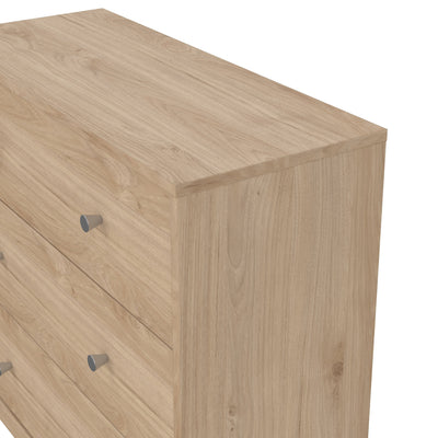 May Chest of 3 Drawers in Jackson Hickory Oak – FTG, view 8