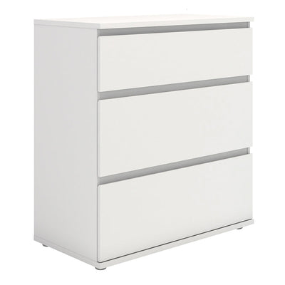 Nova Chest of 3 Drawers in White – FTG
