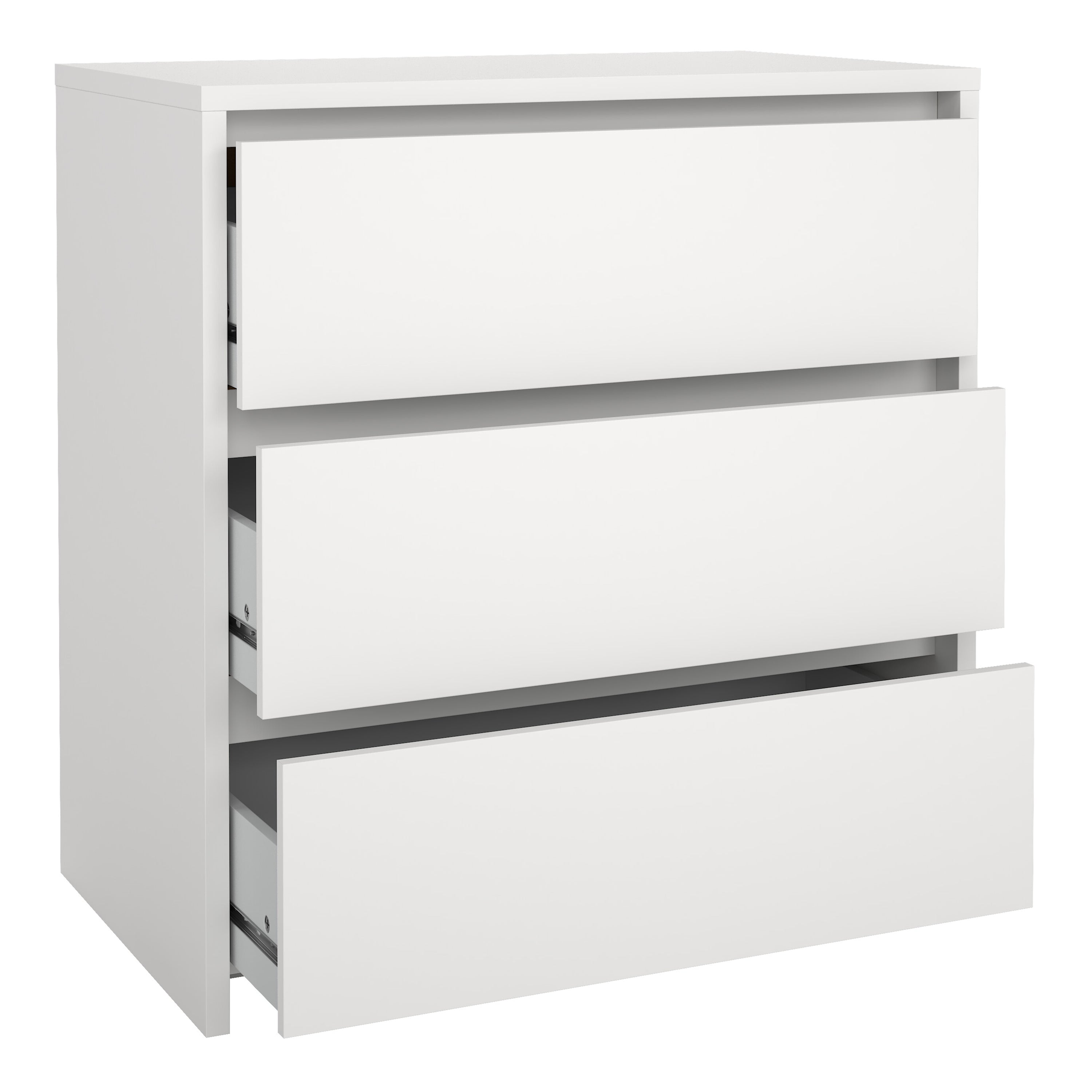 Next Chest 3 drawers White – FTG, view 5
