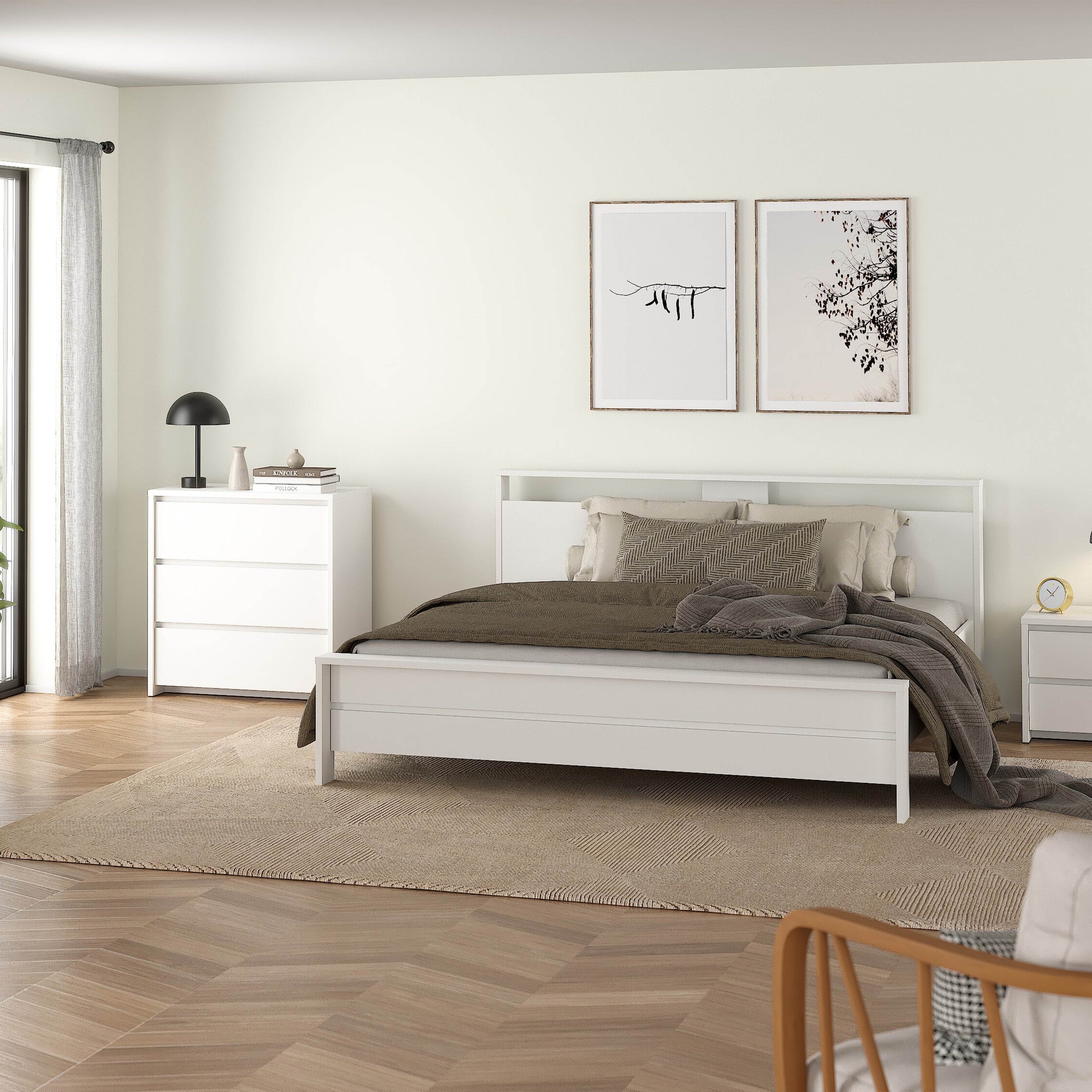 Next Chest 3 drawers White – FTG, view 6