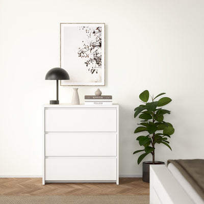Next Chest 3 drawers White – FTG, view 7