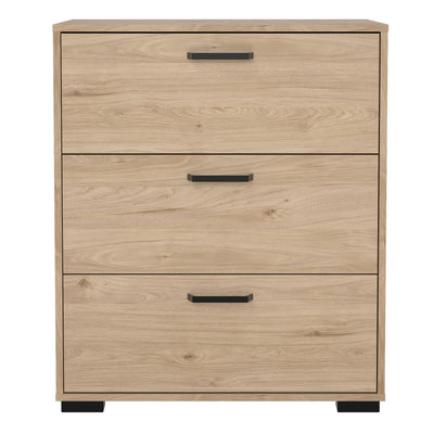 Sofia Chest 3 drawers Jackson Hickory – FTG, view 2