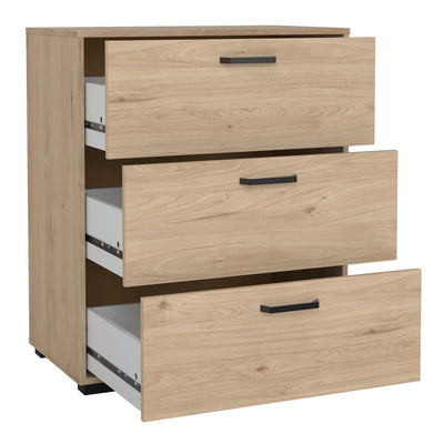 Sofia Chest 3 drawers Jackson Hickory – FTG, view 5