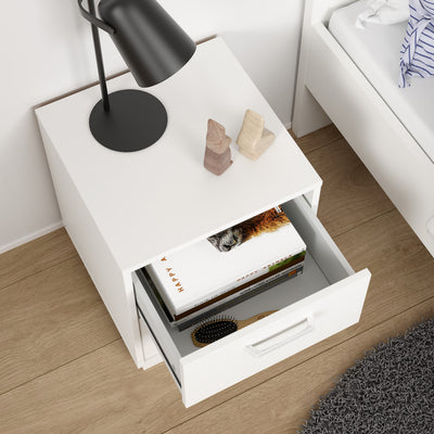 Sofia Nightstand 2 drawers White – FTG, view 11