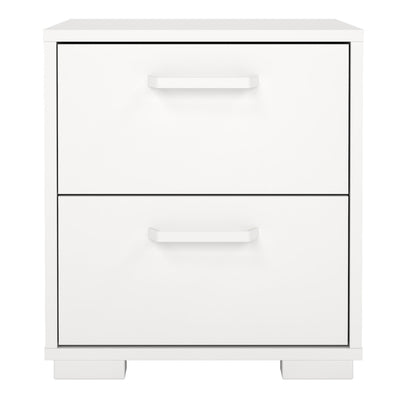 Sofia Nightstand 2 drawers White – FTG, view 2