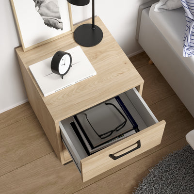 Sofia Nightstand 2 drawers Jackson Hickory – FTG, view 10