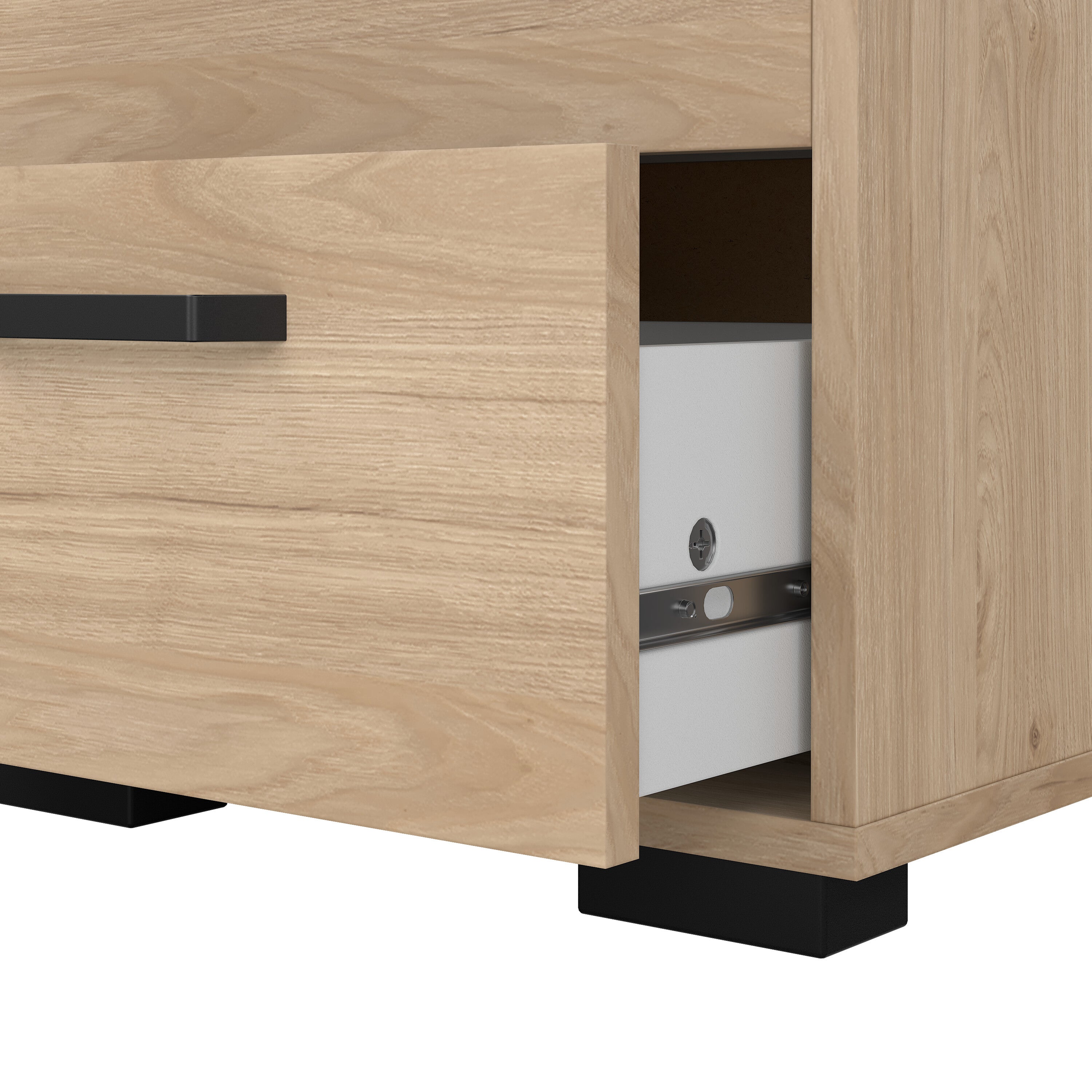 Sofia Nightstand 2 drawers Jackson Hickory – FTG, view 13