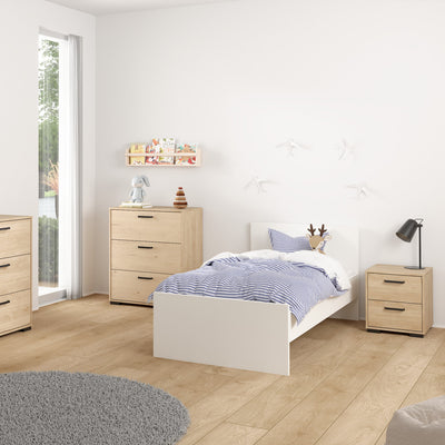Sofia Nightstand 2 drawers Jackson Hickory – FTG, view 7