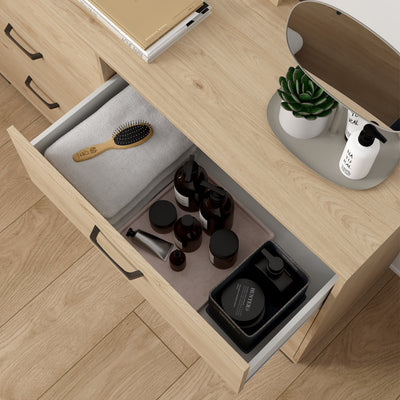 Sofia Double dresser 6 drawers Jackson Hickory – FTG, view 7