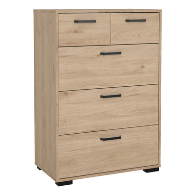 Sofia Chest 3 + 2 drawers Jackson Hickory – FTG